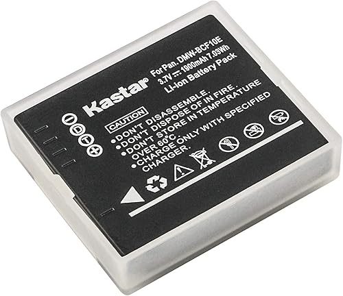 Miniatura 2 de Kastar Batería (paquete de 2) para Panasonic DMW-BCF10 DMW-BCF10PP A59 y Lumix DMC-FS12 FS15 FS25 FS4 FS42 FS6 FS7 FX40 FX48 FX500 FX550 FX580 F2 F3