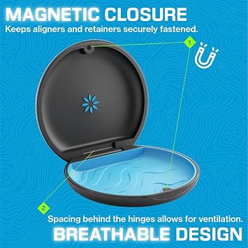 INVISALIGN Aligner and Retainer Case, Black