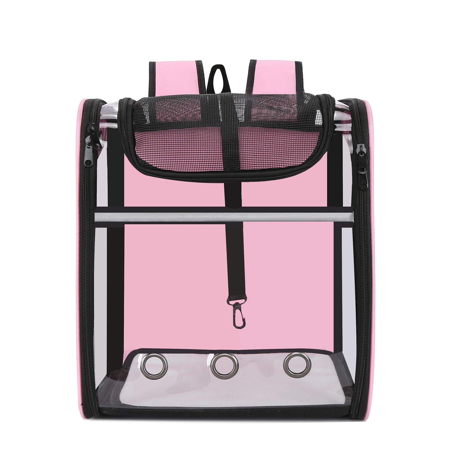 Sac à dos pour chat transparent transporteur de voyage pour animaux de compagnie