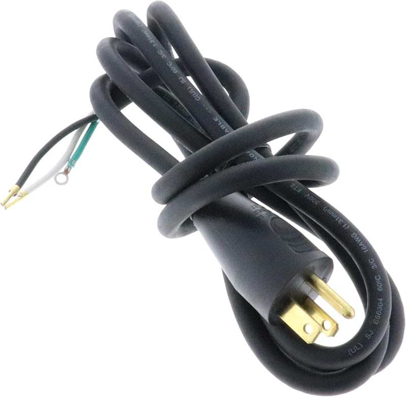 Dewalt OEM N486031 Rotary Hammer Cordset, 16-3Sj 6Ft D25481K D25810K