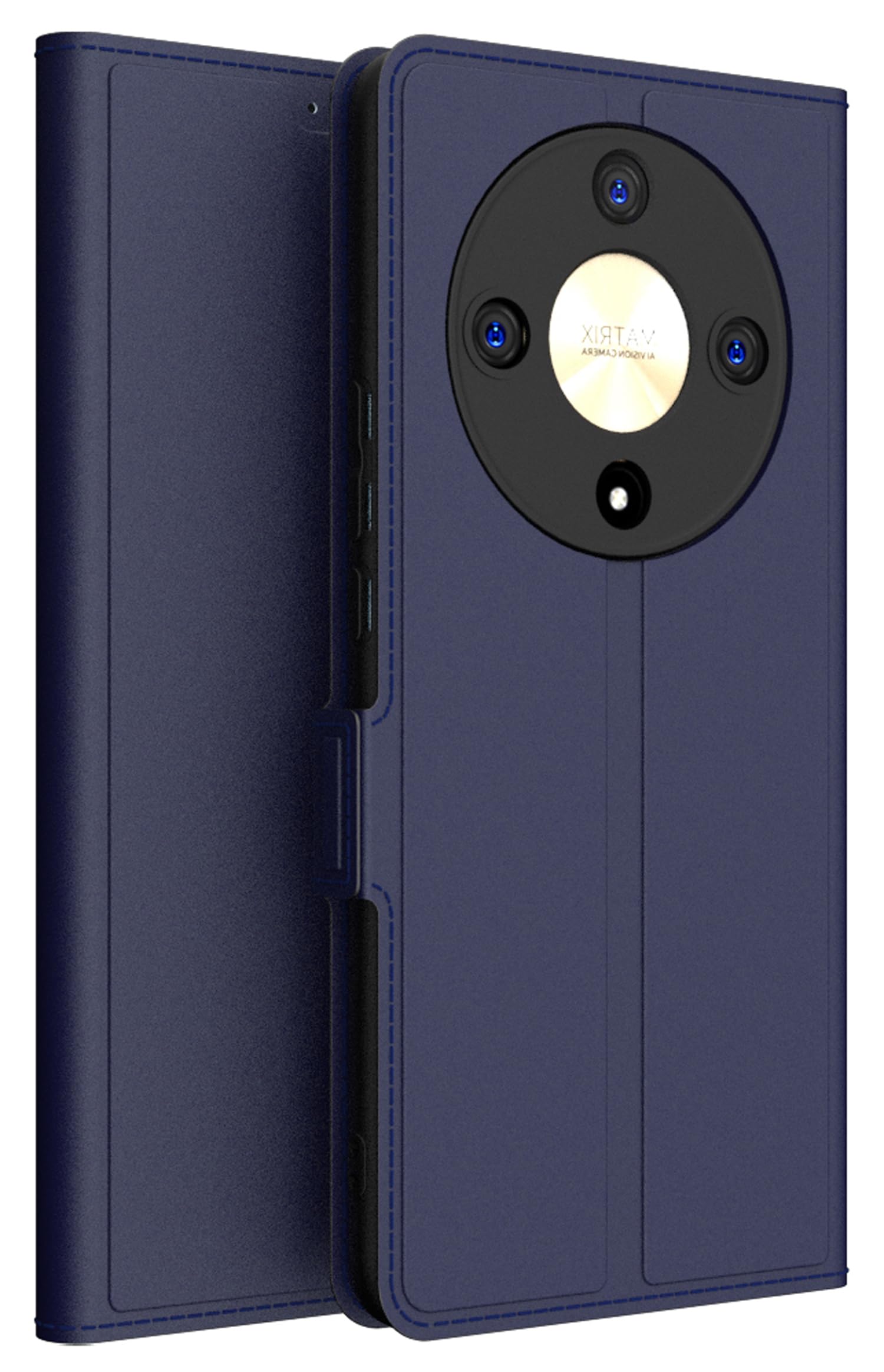Kapa Noble Slim Magnetic Leather Flip Case Cover for Honor X9B (5G) | Card Holder Stand Flip Wallet Case (Blue) (B0CZNNNDHB) Amazon Price History, Amazon Price Tracker