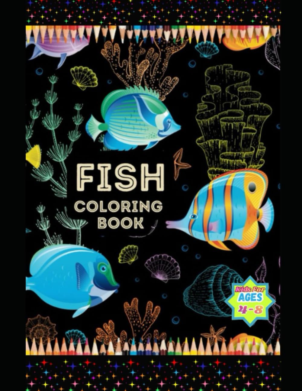 Cute Fish Coloring Book for Little Artists: Simple & Bold Fish Designs for Preschool & Early Learners