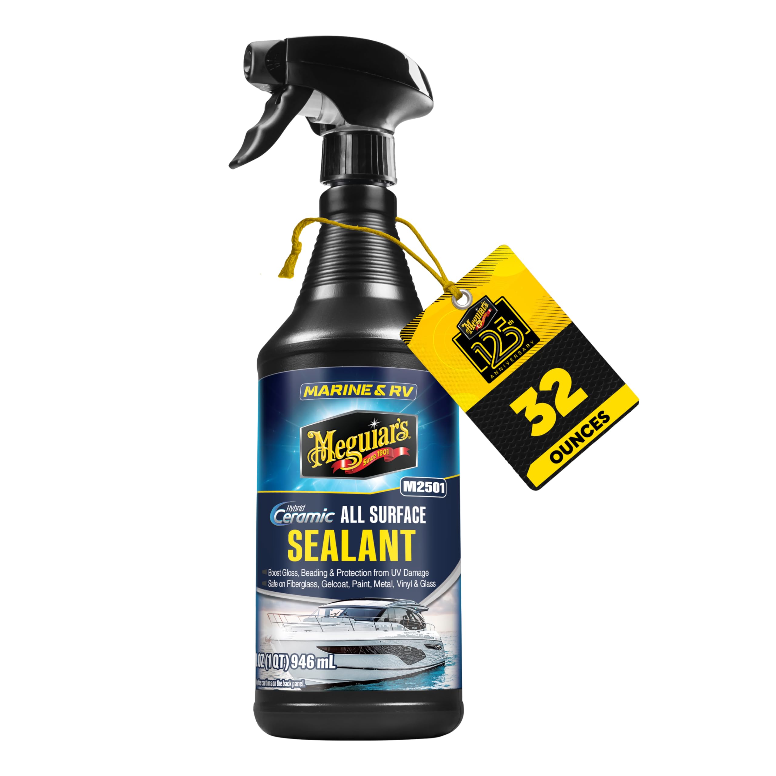 best fiberglass boat wax: Meguiar's marine hybrid ceramic sealant