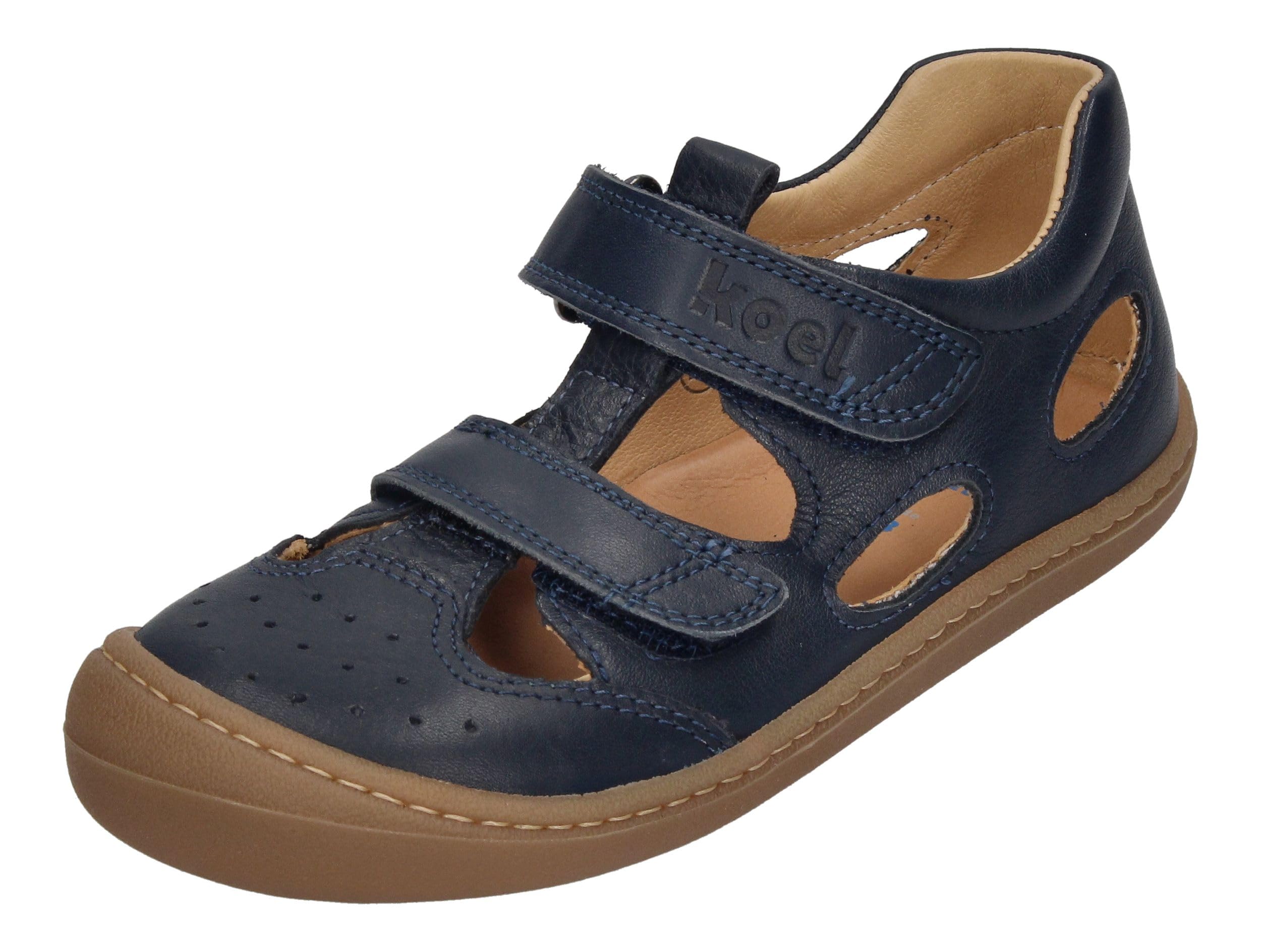 KOEL Barefoot Kinder Sneakers Sandalen BEP LEATHER blue 110