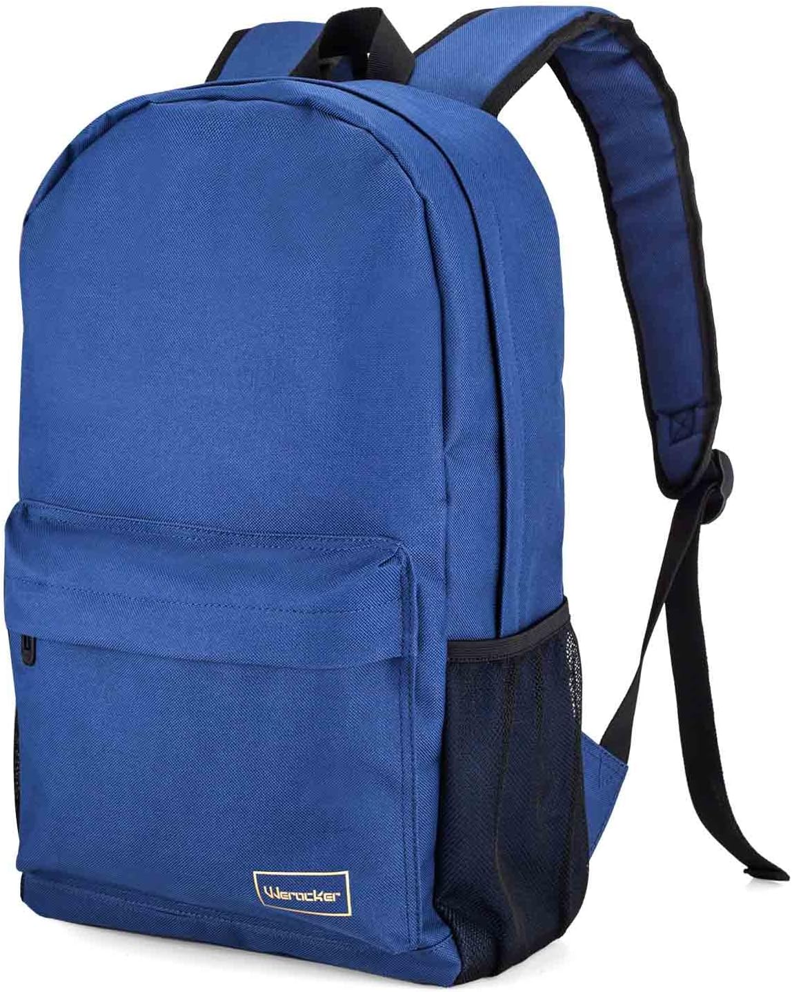 Werocker Backpack, Shoulder Bag for School / Travel, Water Resistance (Blue)