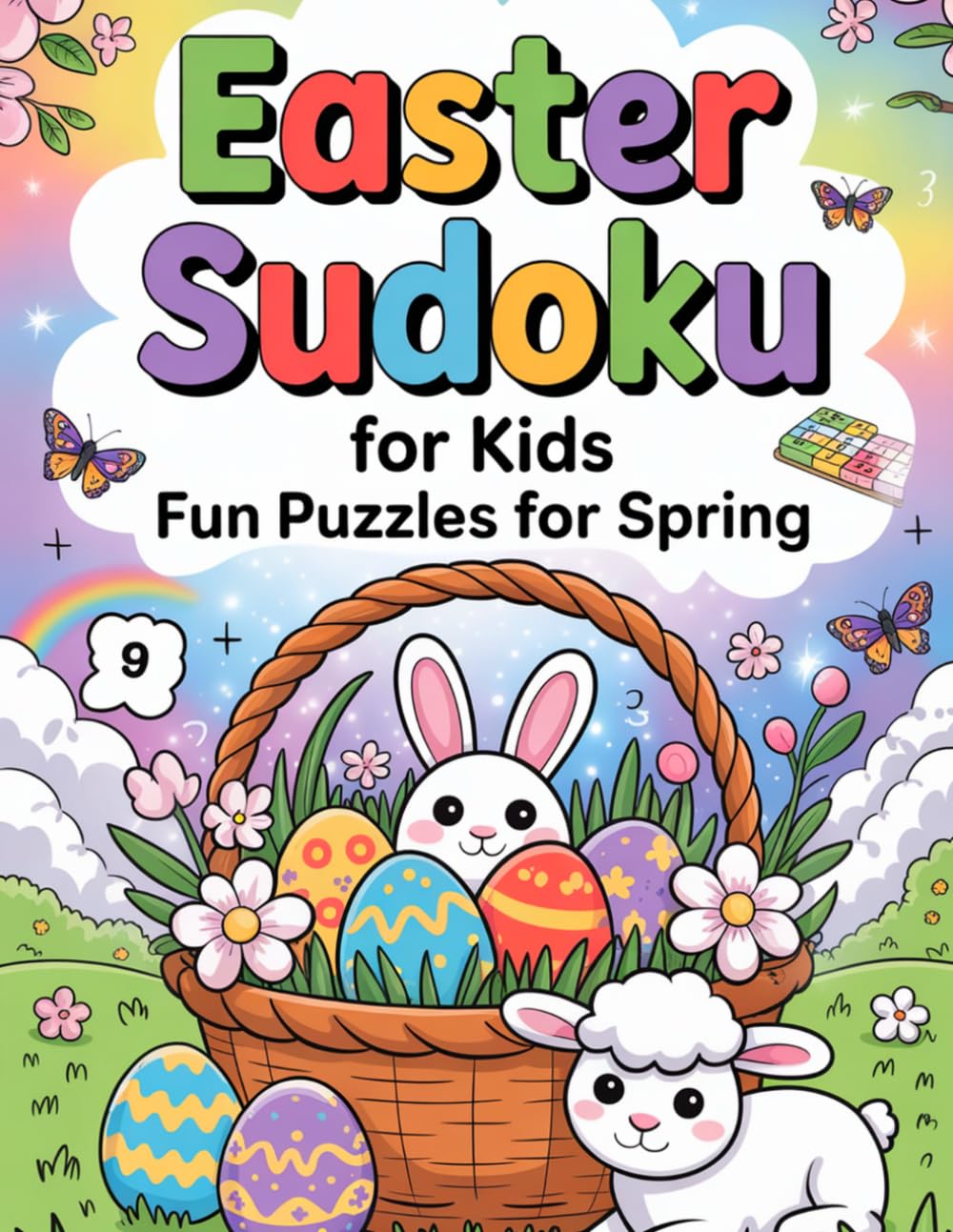 Easter Sudoku for Kids Fun Puzzles for Spring: Clever Activity Companion for Ages 6 to 8