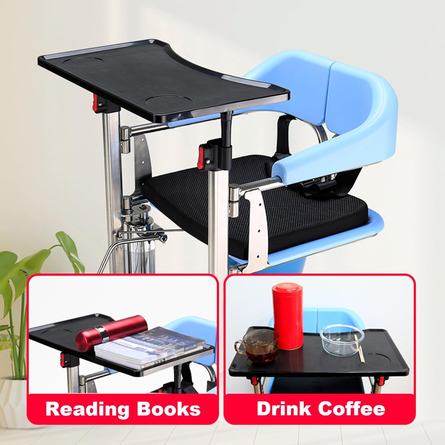 5-in-1 電動患者リフトテーブル リモコン付き 折りたたみ式ダイニング