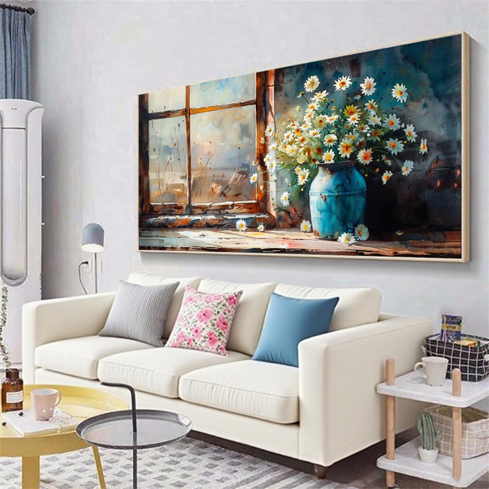 Zestawy do malowania diamentami ze stokrotką diamentową dla dorosłych, 5D Dimond Art Window Gem Arts and Crafts Paintings, DIY, kryształ górski, haft krzyżykowy, malowanie według numerów, dzieci