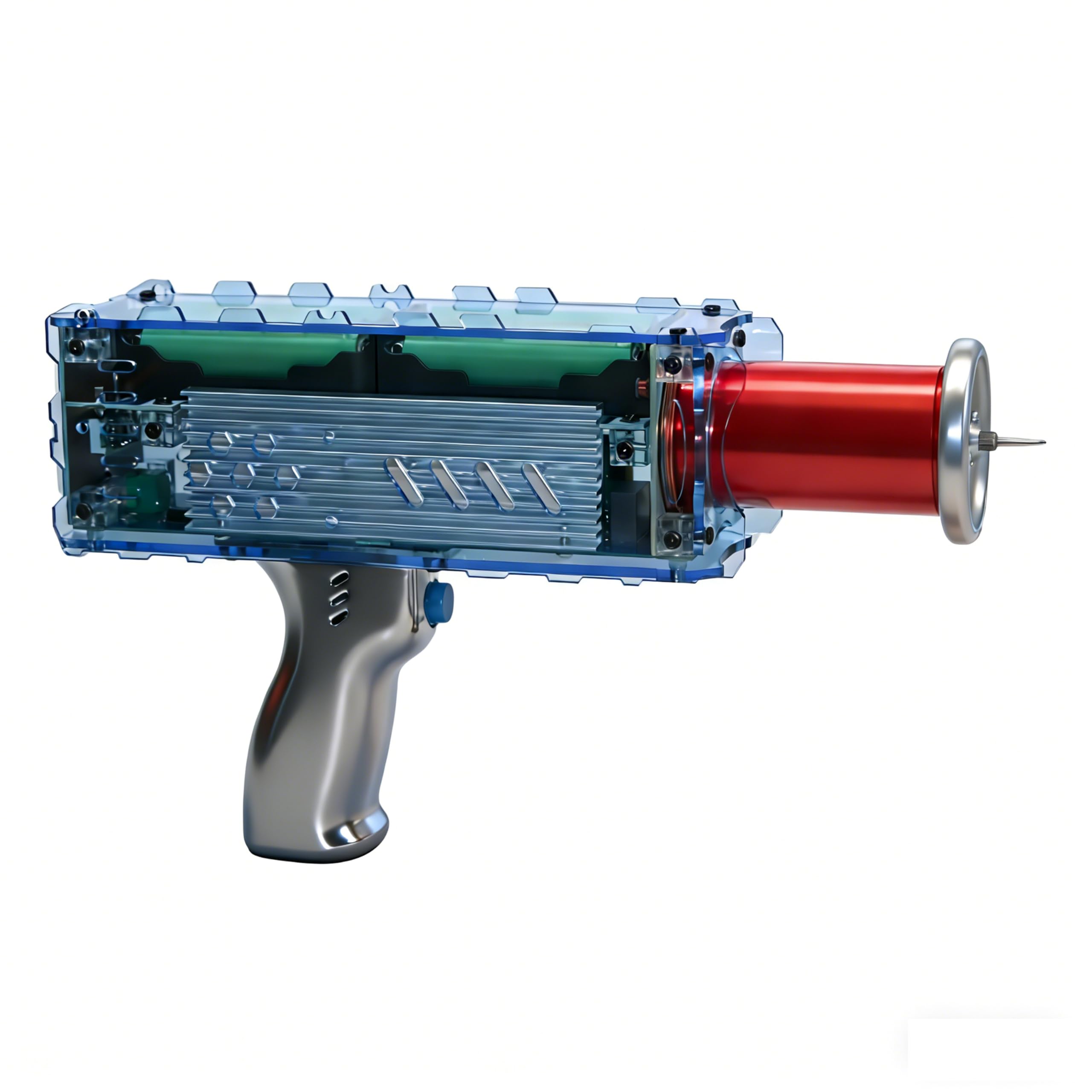 2025 Wireless Tesla Coil Gun Pro – 4. Generation Handheld-Lichtbogengenerator, 10 cm verstellbarer Blitz, 2900 mAh wiederaufladbarer Akku, sicherer Berührungsmodus für wissenschaftliche Bildung und