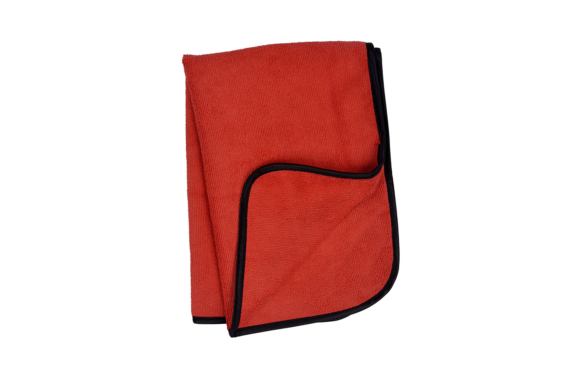 Detailers preferencia Profesional Tejido de rizo toallas de microfibra de esquinas redondeadas satén 16 "x 24" 390 g/m², Pack de 12 unidades