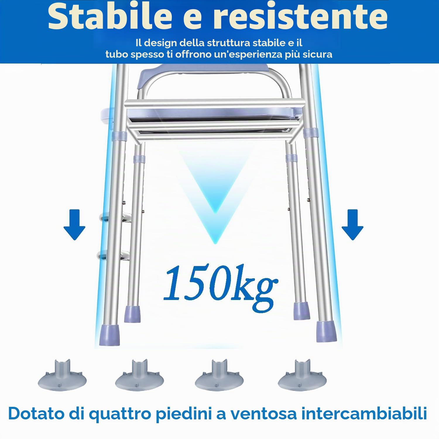 Rialzo Wc Per Anziani,Alzawater Per Protesi Anca,Altezza Regolabile,Piedini Antiscivolo Sostituibili,Senza Foratura,Adatto Ad Anziani,Disabili,Donne In Gravidanza,Ecc.