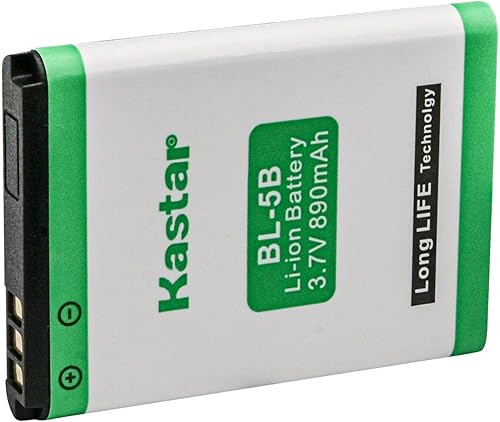 Kastar Batería BL-5B de repuesto para GPS Tracker GT102 TK102, Vertu Constellation RM-267v RHV-8, Nok 5300 XpressMusic, XTHINN-12V XTHINN-12VX