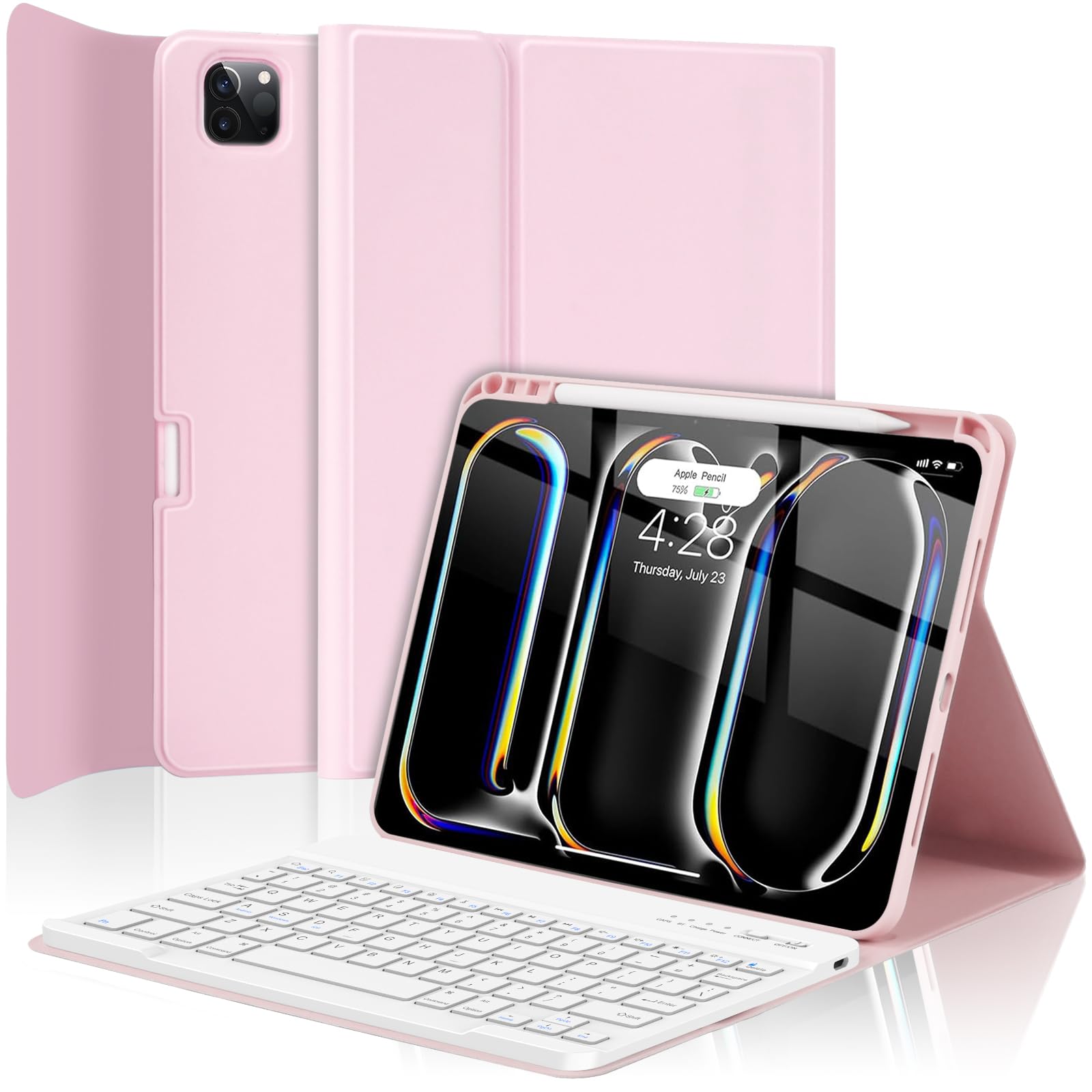 TQQ for iPad Pro 11-inch Case with Keyboard (M4, 2024), iPad Pro 11