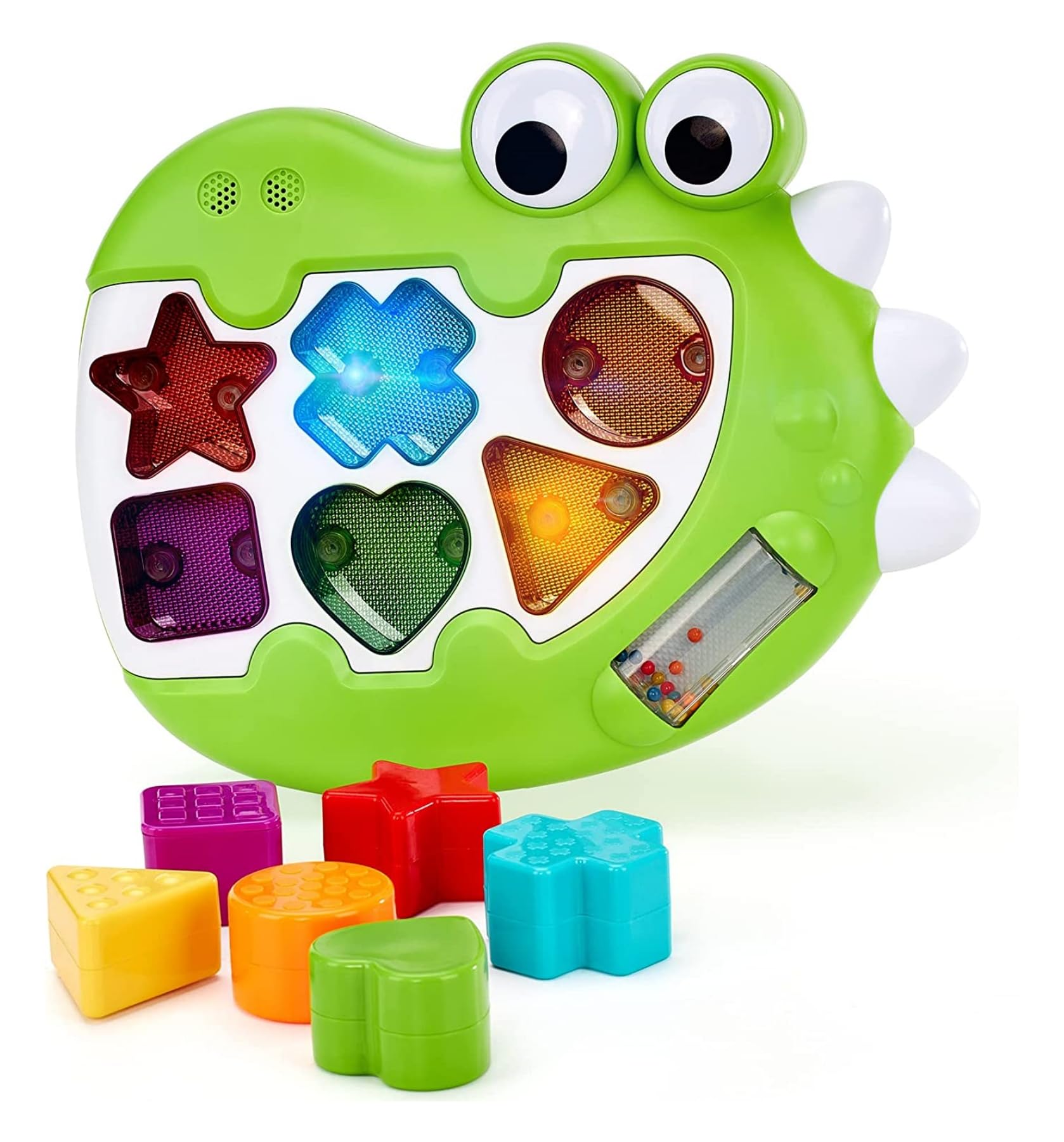 PYEBE Light up Shape Sorter Musical Toys for Toddlers 1-3 - Montessori Toys for 1 Year Old Boy Gifts - Toddler Learning Toys Ages 1-2 - One Year Old Boy Birthday Gift 1st Girl Gifts