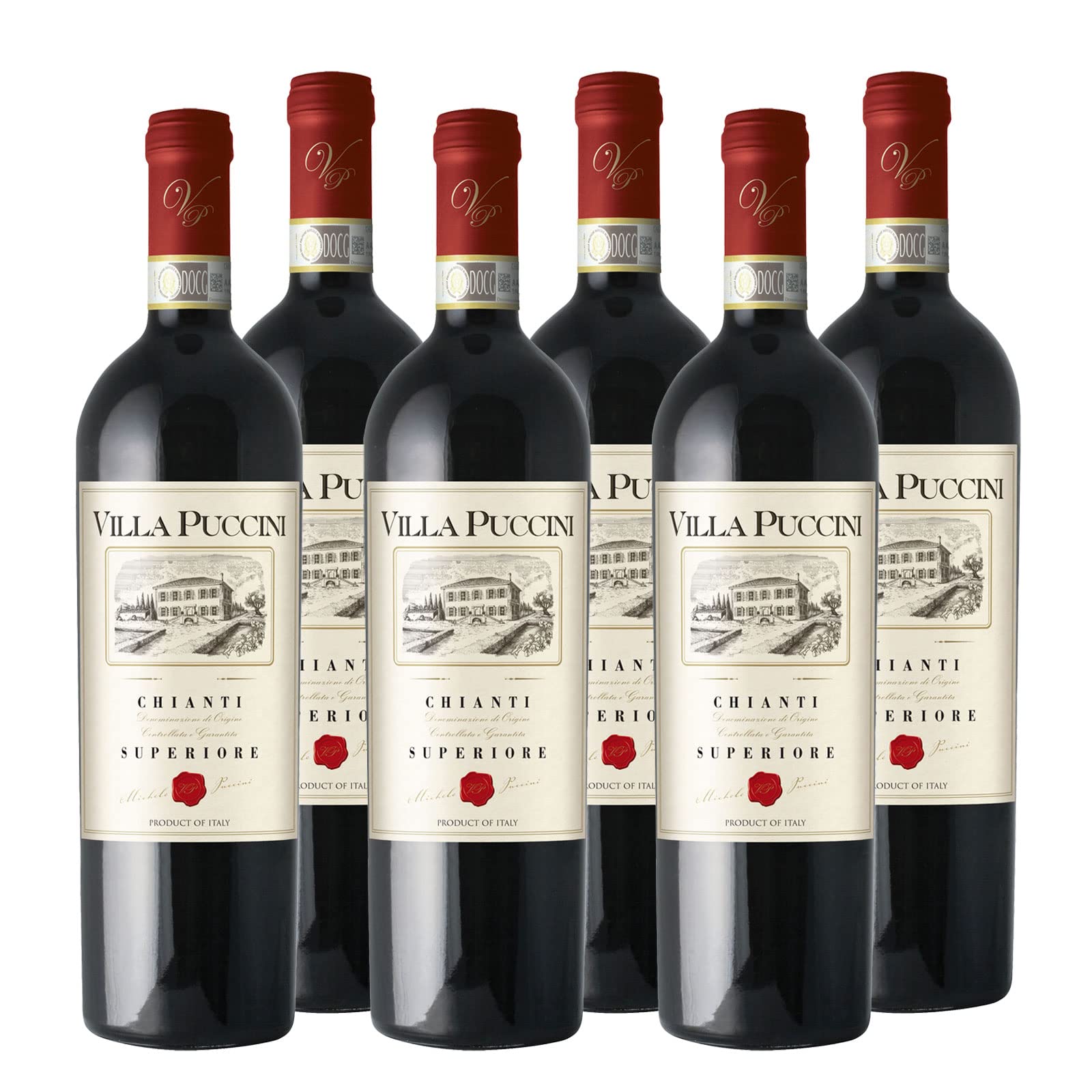Chianti Superiore DOCG "Villa Puccini" Toskana Rotwein trocken (6 x 0.75l)