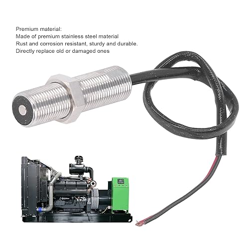 Miniatura 2 de Sensor de velocidad del motor MSP6719, generador de acero inoxidable Accesorios de recogida magnética del motor de recogida del motor sensor de