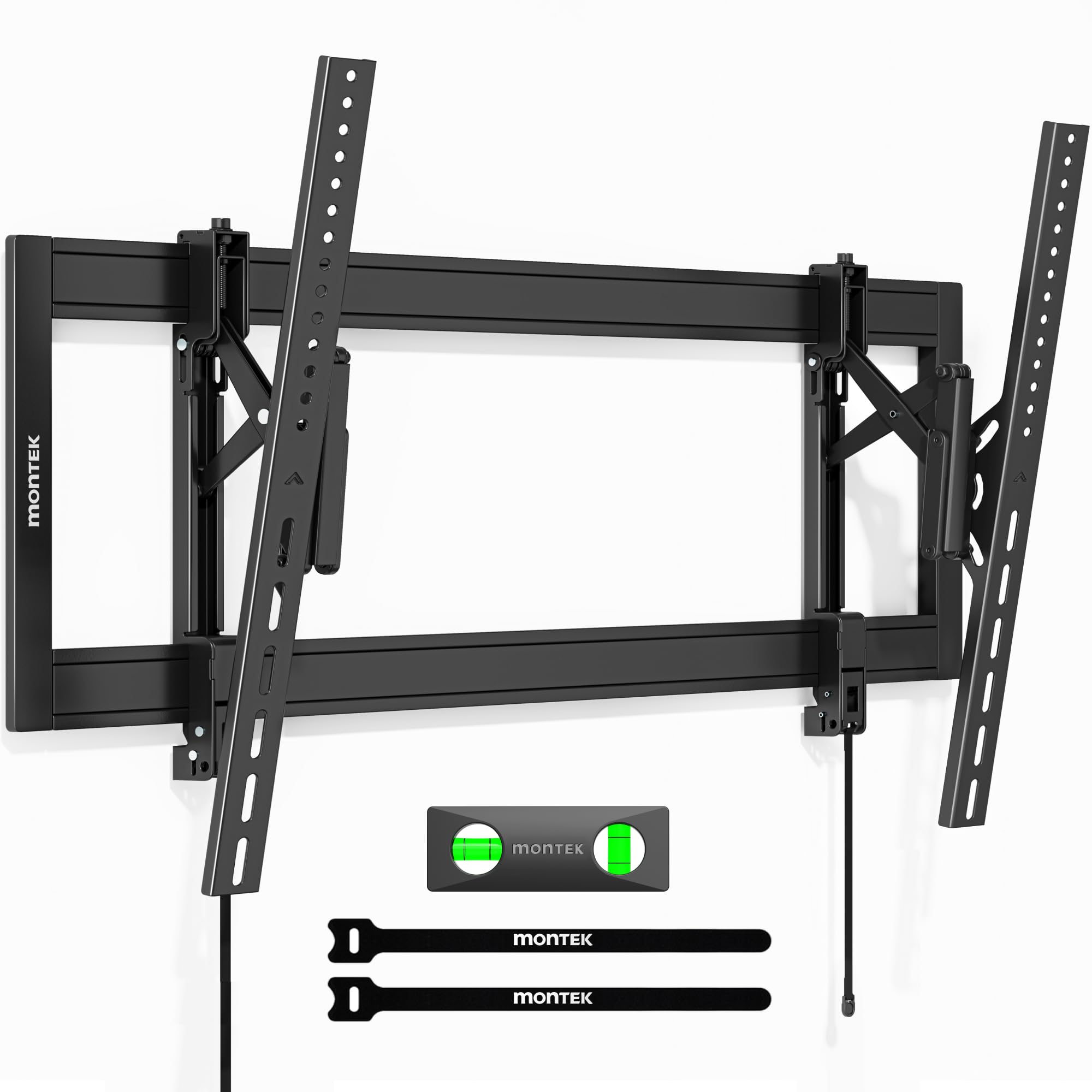 monTEK Heavy Duty Tilting TV Wall Mount for 55-105" Large TVs up to 200 lbs - Low Profile, Universal Fit, Tilt & Swivel Adjustment, 6.8" Extension, Max VESA 1000x600mm, Fits 16"/18"/24"/32" Studs