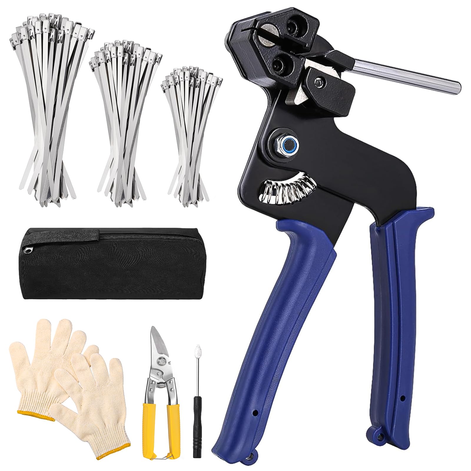 Amazon.com: Metal Zip Tie Tool, Adjustable Fastening And