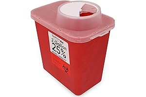 Oakridge Large 2 Gallon Sharps Container for Safe Disposal