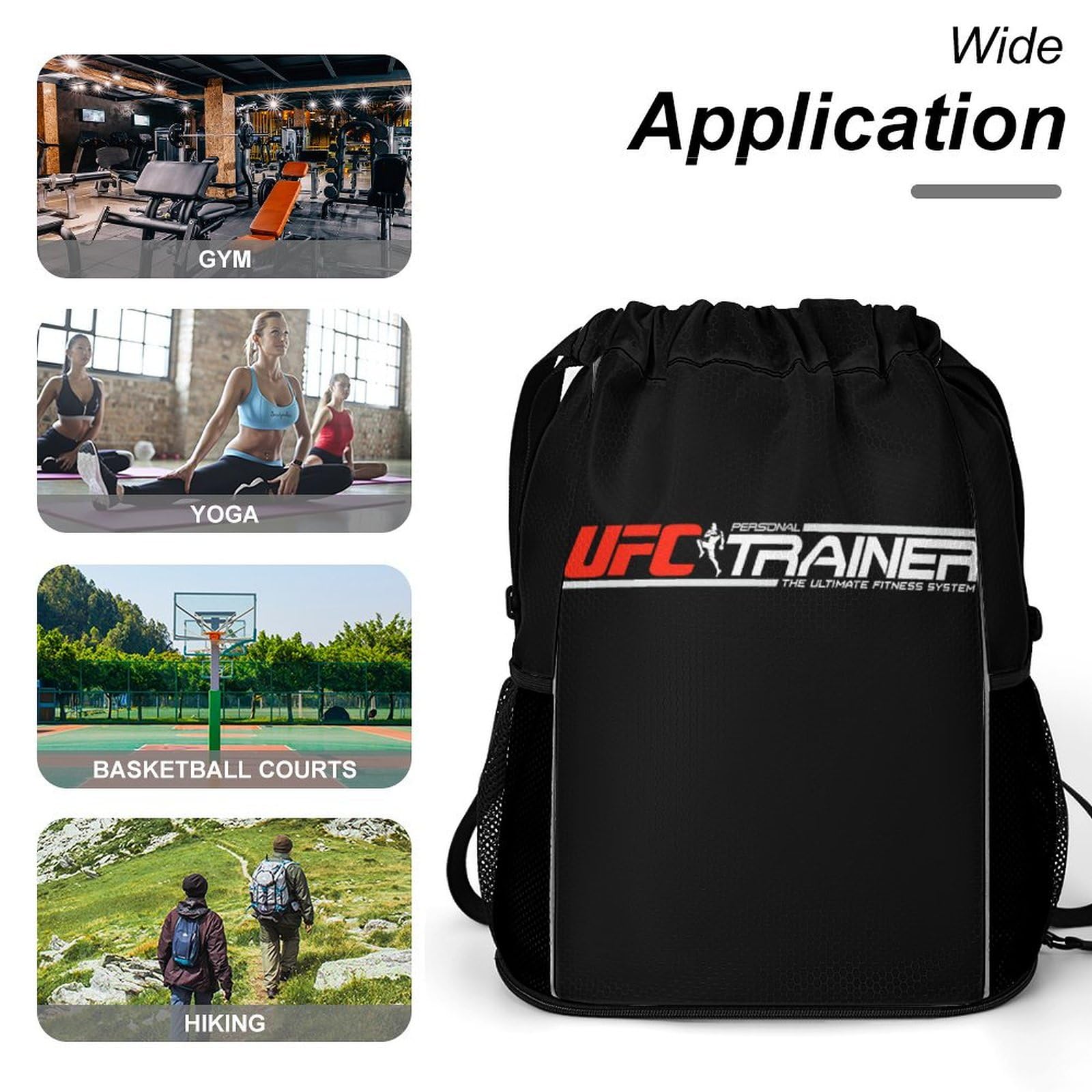 Amazon.co.jp: ジムサックバッグ UFC 究極格闘技 MMA 巾着