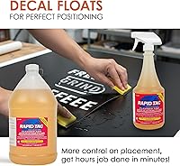 Vista 6 de Líquido de Aplicación para Envolturas de Vinilo, Calcomanías y Pegatinas – 128 oz (1 Galón)