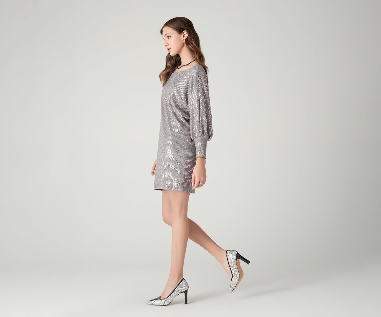 Womens Dress Shoes Block Heel Pumps Shoes Women Cheetah Print Faux Leather Party Comfortable Dress Shoes for Women - Image 3