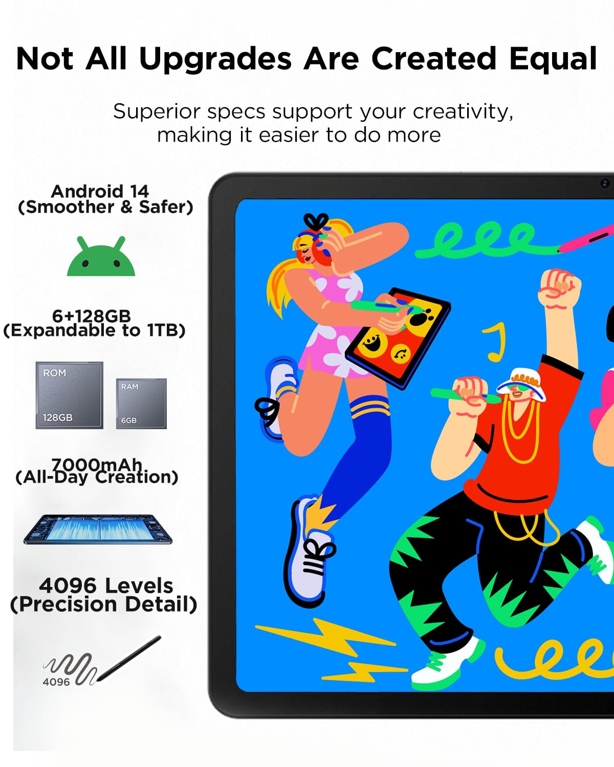 UGEE UT2 android 14 タブレット10.36 6GB+128GB 10.36-Inch Standalone Fun Drawing Pad UT2 – ugee Official Store