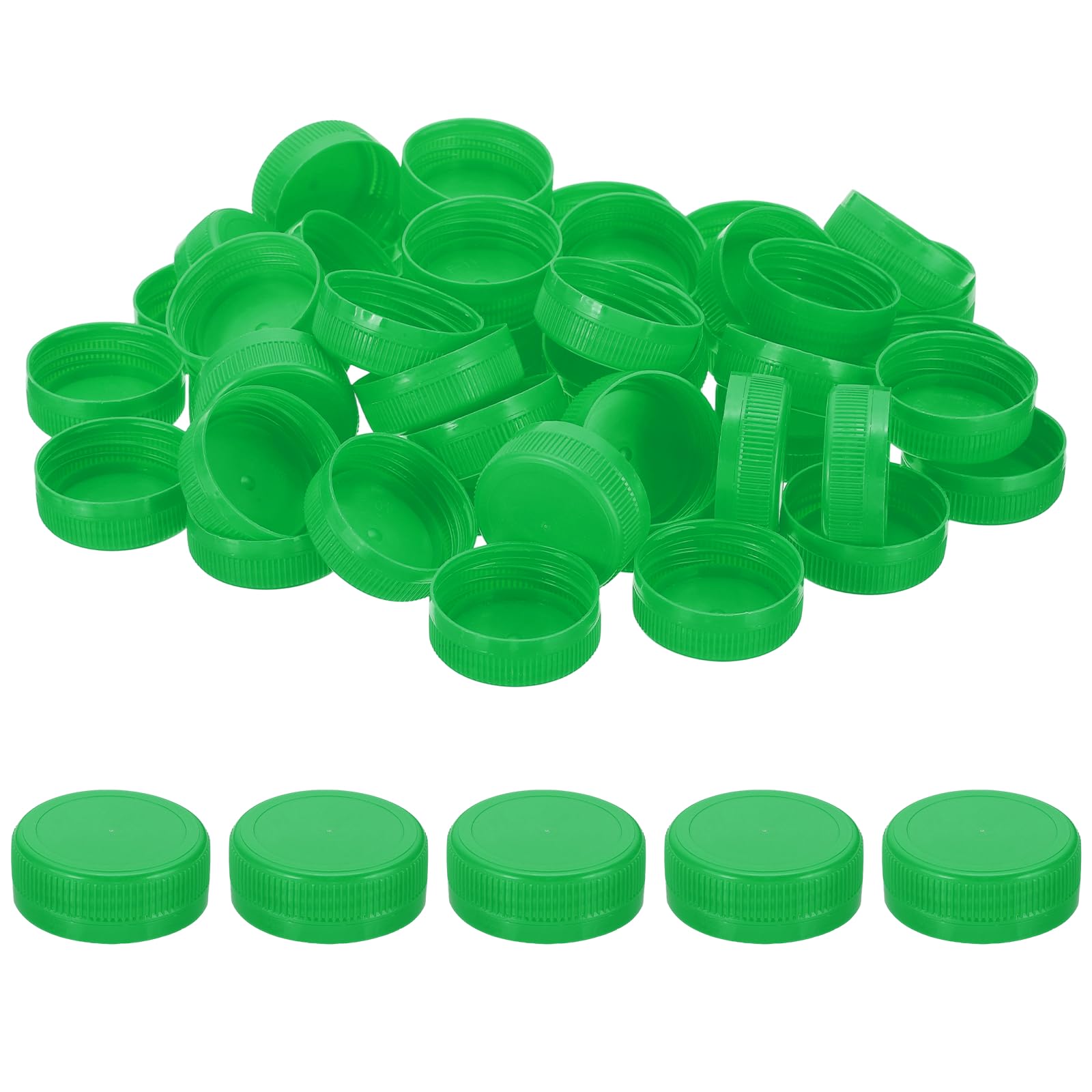 Bouchons réutilisables en plastique vert moyen 38mm PATIKIL pour loisirs créatifs x200