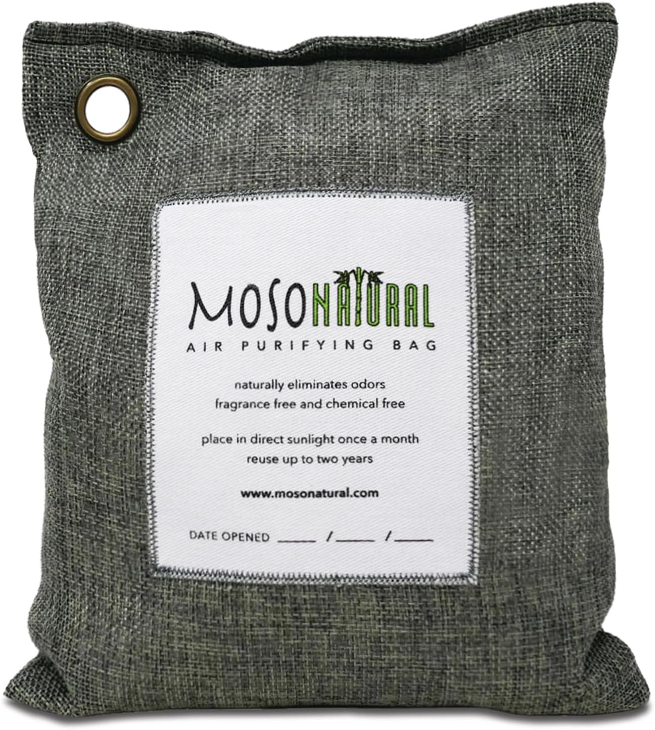 Air Purifying Bag 500g Charcoal Color Naturally Removes Odors, Allergens and Harmful Pollutants. Prevents Mold and Bacteria By Absorbing Excess Moisture. Long Lasting|Lasts up to 2 years!