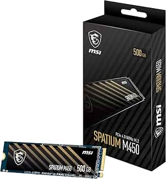 Amazon.co.jp: MSI SPATIUM M450 PCIe 4.0 NVMe M.2 500GB PCIe Gen4 Amazon.co.jp: MSI SPATIUM M450 PCIe 4.0 NVMe M.2 500GB PCIe Gen4