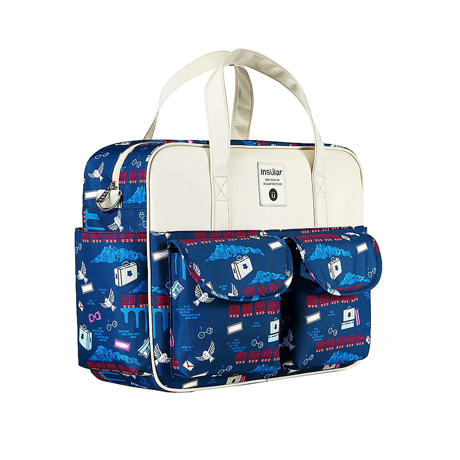 ryap Portable Diaper Bag Mummy Bag Travel Bag for Newborn Infant Necessities Supplements-picture-36