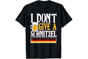 German T-Shirts: Unpack Your Inner Wunderbar with I Don't Give A Schnitzel Tee
