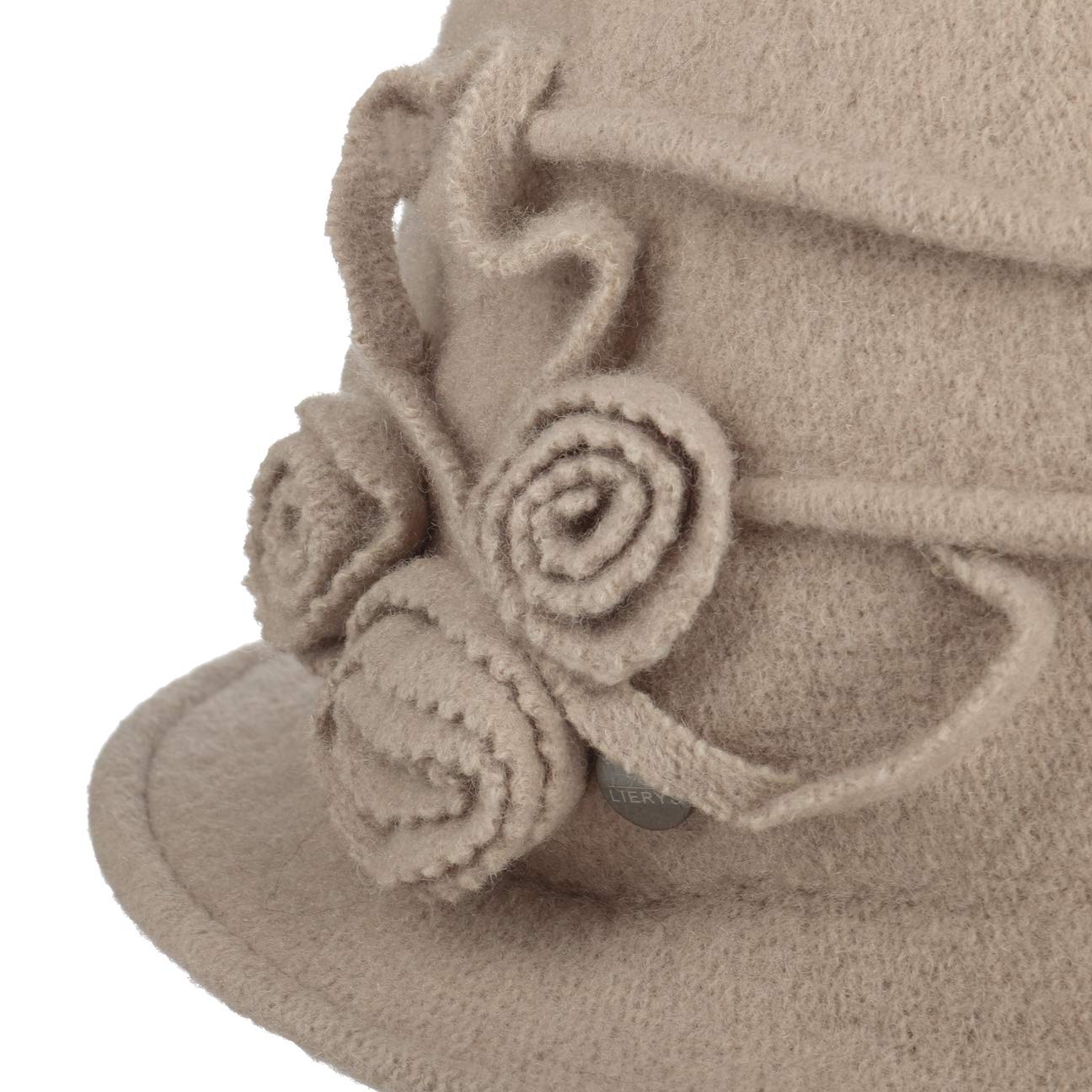 CAPPELLISHOP Kapua Cappello Cloche con Fiore Donna Autunno Inverno