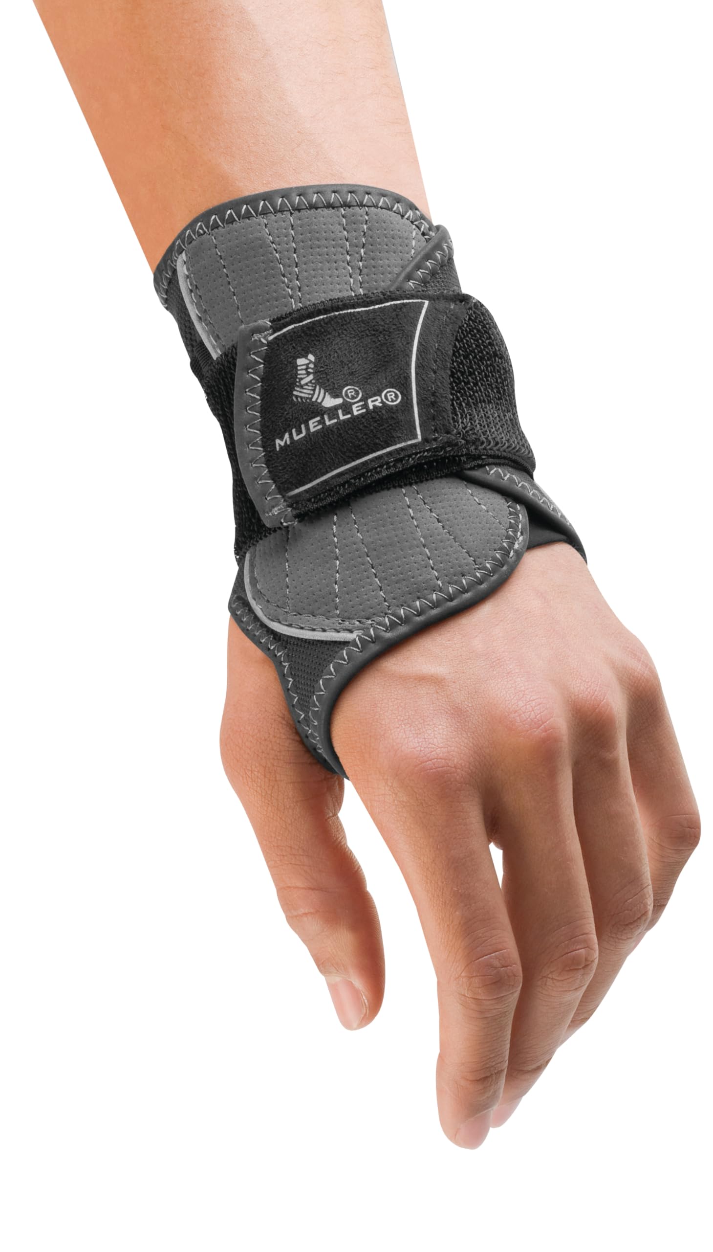 MUELLER Sports Medicine Hg80 Premium Wrist Brace Wrist Pain Relief Support for Men and Women Ideal for Carpal