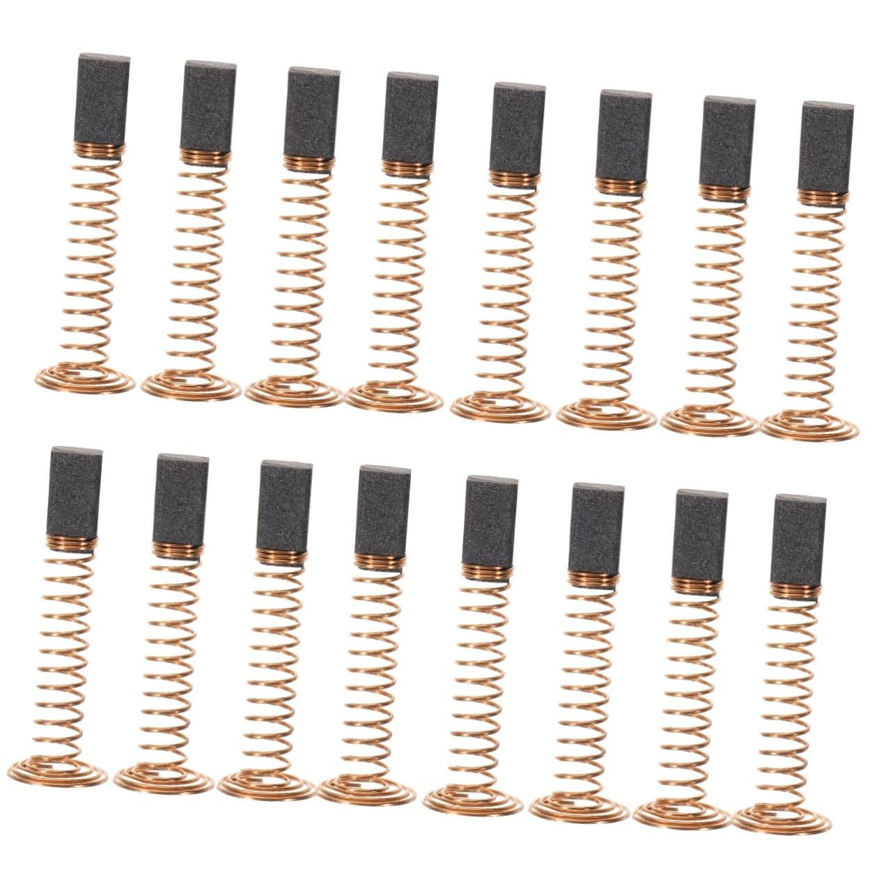 Balais pour outils électriques rotatifs, pack de 16 balais de charbon haute conductivité