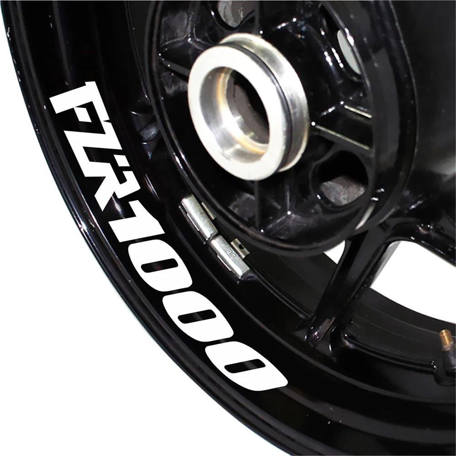 Motorcycle Reflective Wheel Stickers Rims Waterproof Decals for Yamaha FZR1000 Fzr 1000 Motorbike(Color5)