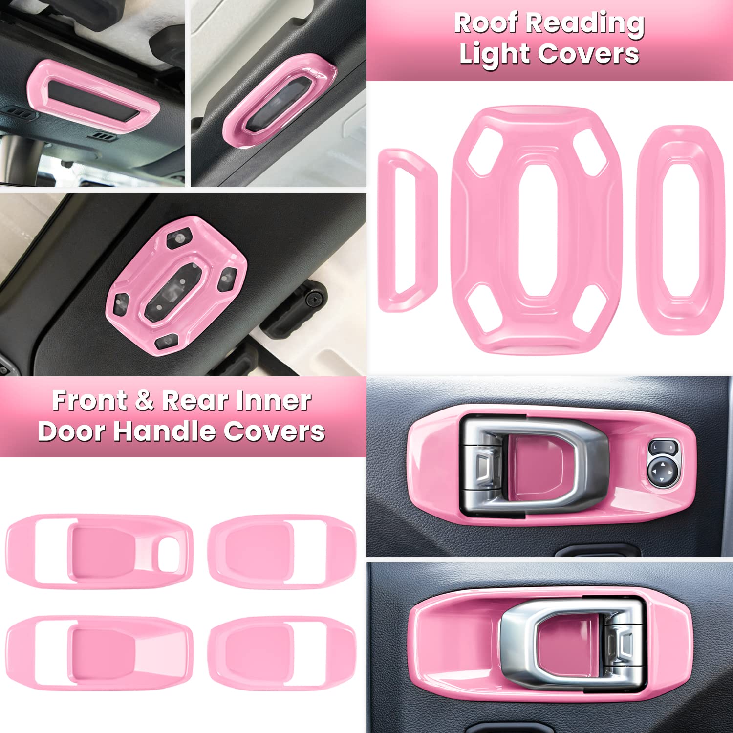 Amazon.com: 23PCS Full Set Interior Decoration Trim Kit for Jeep