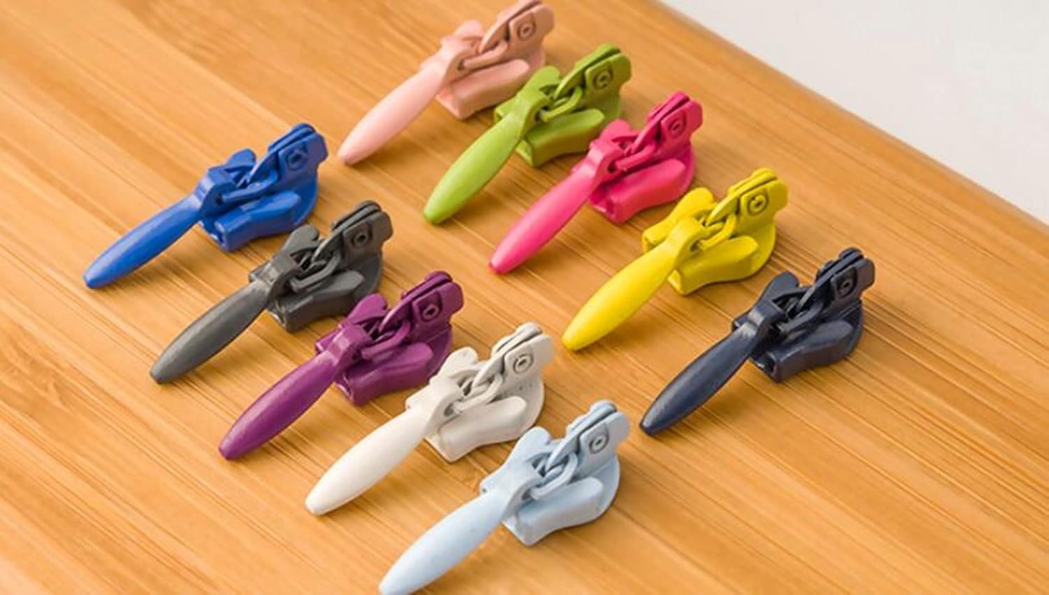 #3 Metal Zipper Pull Slider Head,Invisible Zippers Slider Head Zipper Repair Kit Solution for Clothes DIY Sewing Accessories, Mixed Color, 50-Pack