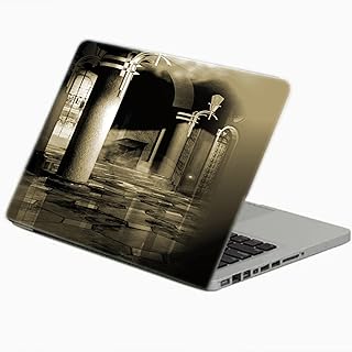 حافظة لاب توب من تات، متعددة الألوان، بتصميم طباعة نسيج بصبغة سائلة مقاس 15.6 بوصة - موديل 4339