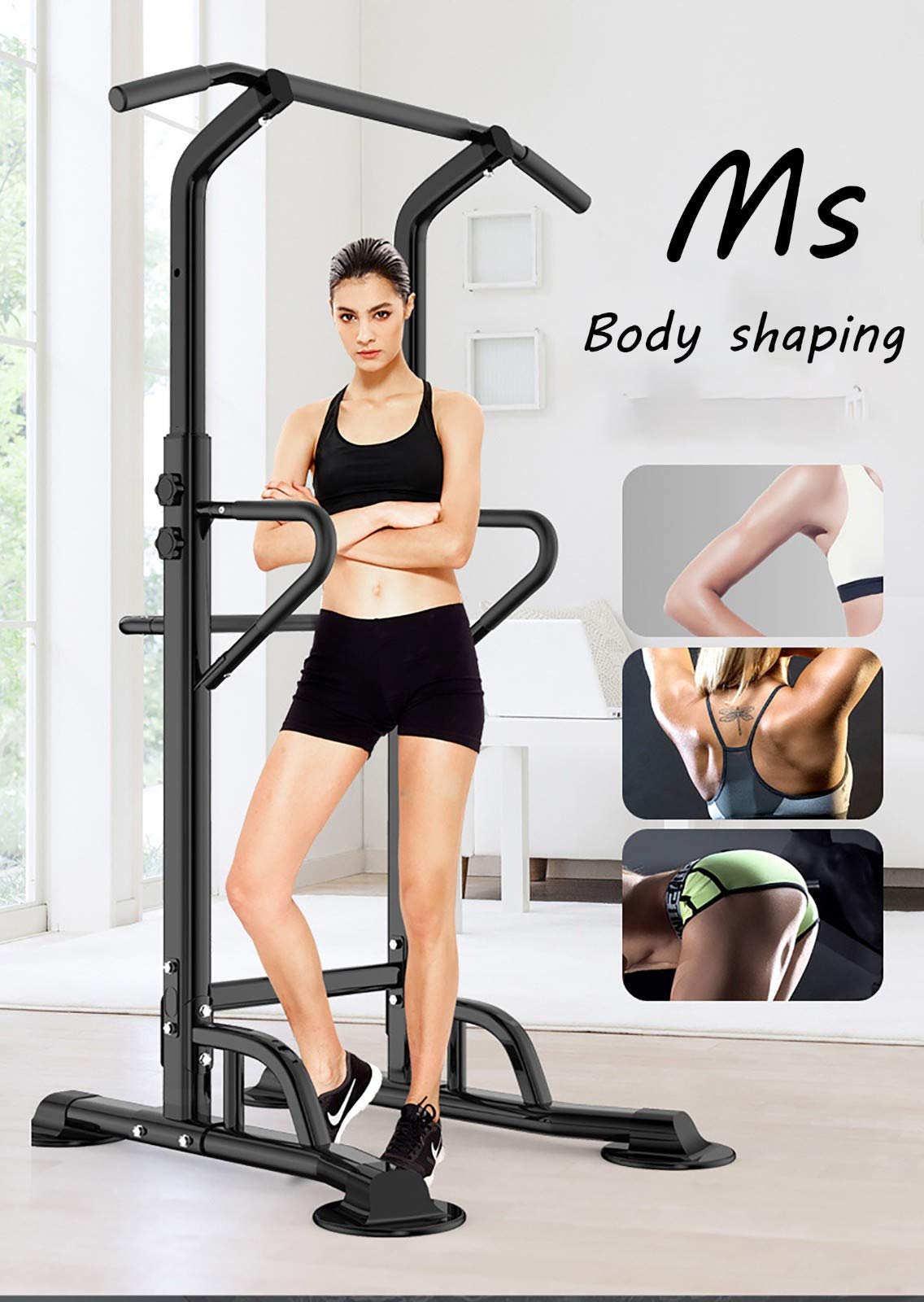 Squat Rack Pull-Ups Bar Barre parallele singole per uso domestico multifunzionale pull-up indoor riser barra orizzontale training rack