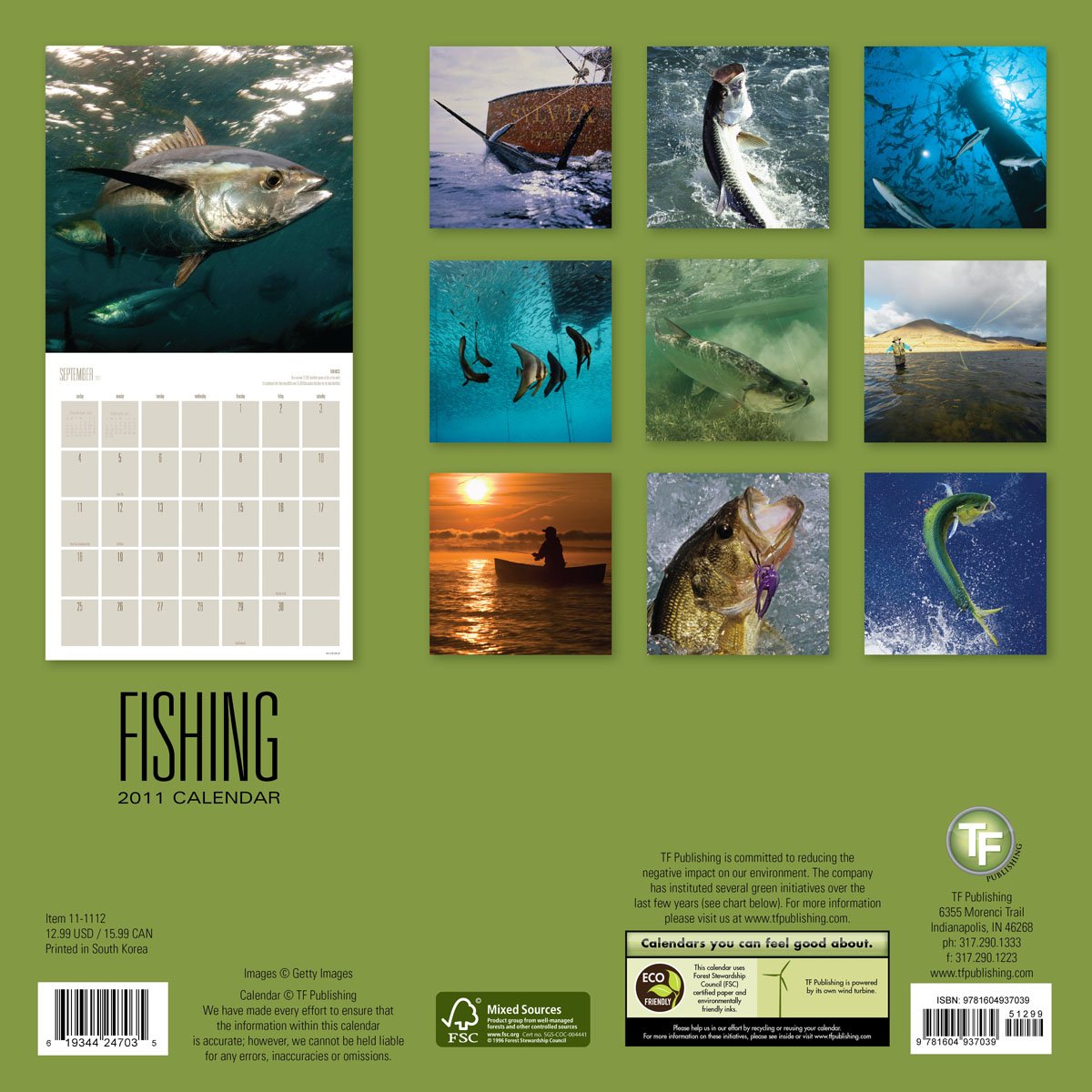 Fishing 2011 Calendar