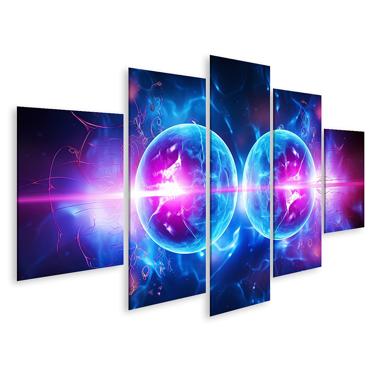 Toile de fusion nucleaire et poster scientifique pour sublimer votre bureau moderne