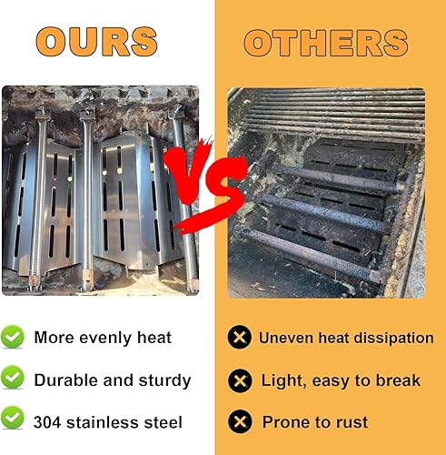 Miniatura 3 de Genesis 300 310 Series Kit de piezas de parrilla para Weber Genesis E310 E330 S310 E320 S330 EP310 S310 S320 EP330 piezas, SUS 304 barras