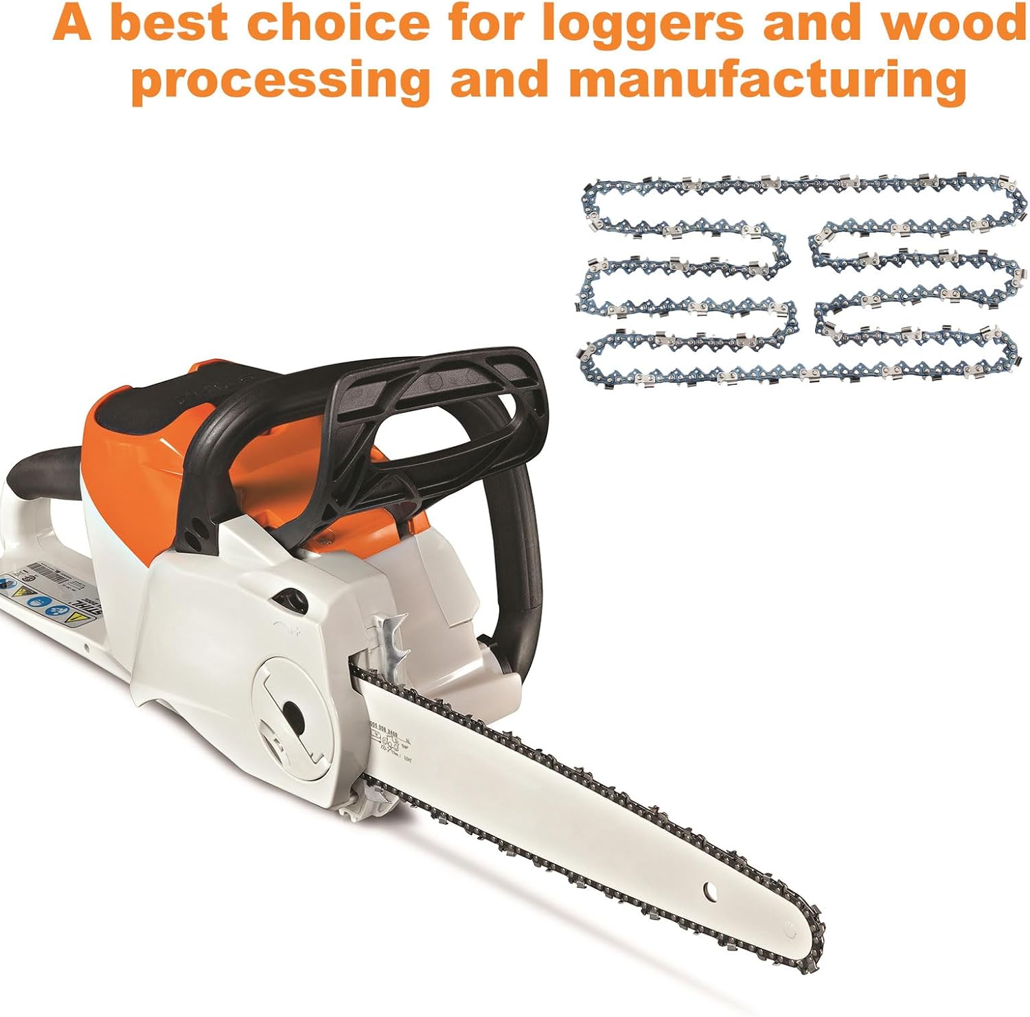 42" Semi Chise Chainsaw Chain 135DL 3/8" Pitch .063 Gauge(1 Chain)