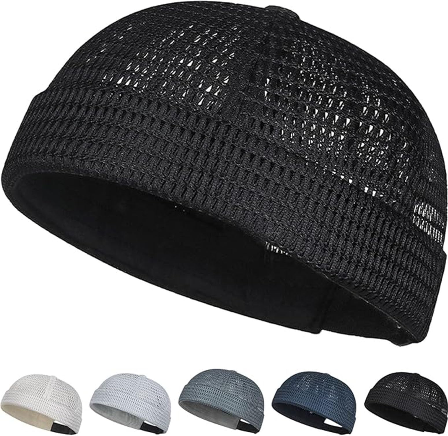Tyiiplus Men’s Breathable Brimless Docker Hat – Lightweight Summer Mesh Skull Cap for Outdoor, Fishing, Hiking, Travel — view 7