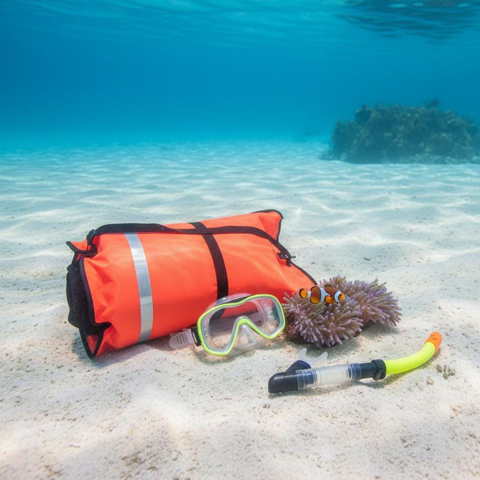 Sacca di Sollevamento Subacqueo Borsa di Sollevamento Borsa di Galleggiamento Sacca di Recupero con Fissaggio Affidabile Loop in Acciaio Adatta per