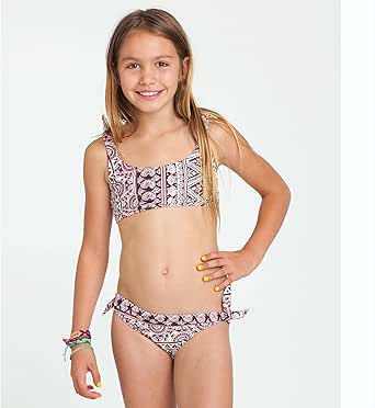 Amazon: Billabong Little Girls' Hippie Grom Tank Bikini, Seashell
