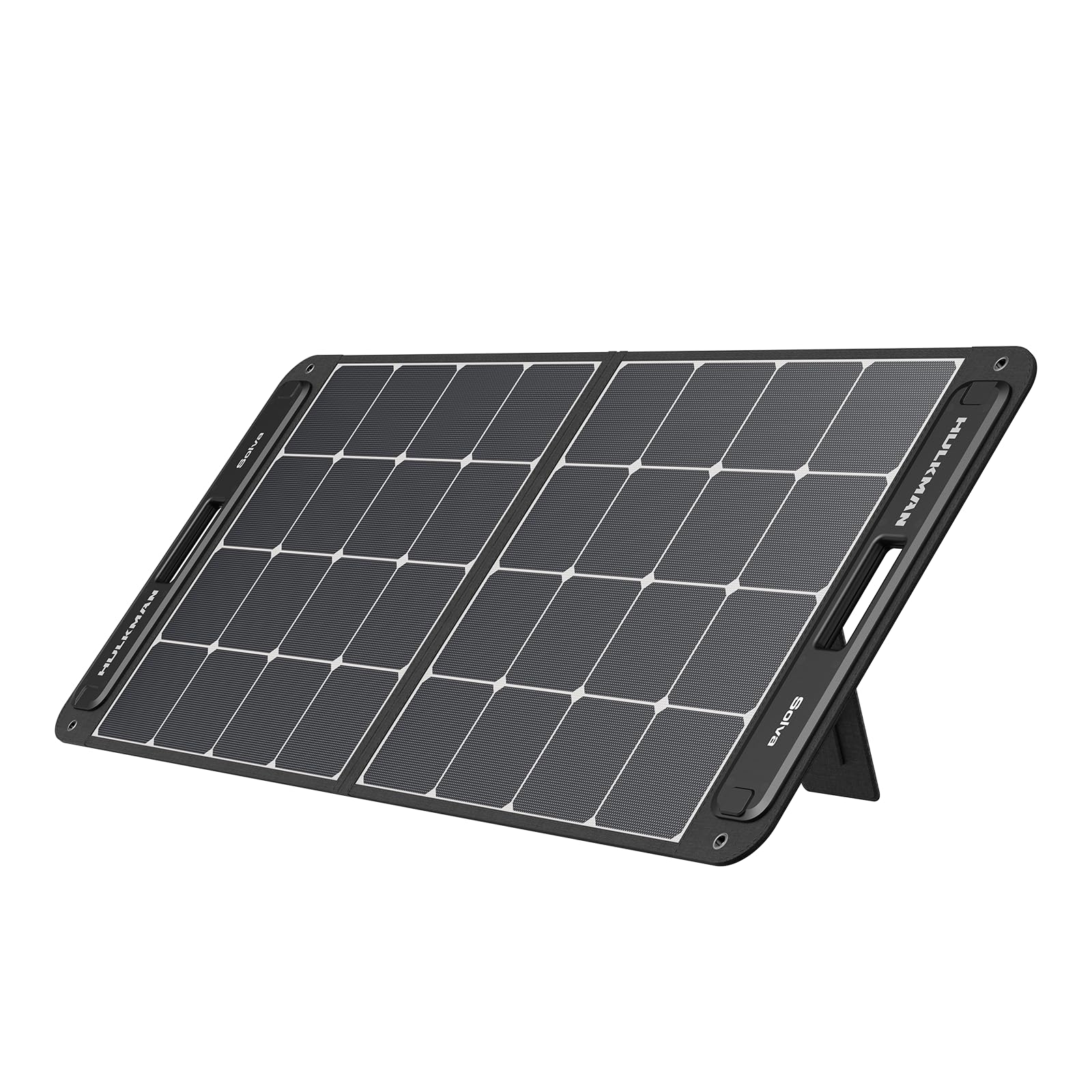 Amazon | Hulkman Solva 100,Solid Black, 100W | 太陽光パネル