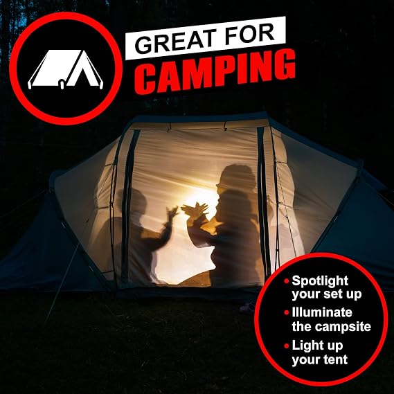 GearLight LED Fenerler - Yüksek Lümenli Mini Kamp Fenerleri, 5 Mod, Yakınlaştırılabilir Işın - Dış Mekan ve Ev Kullanımı için Güçlü, Parlak ve Çok Yönlü Taktik Flaş Işığı