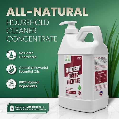 Miniatura 6 de Naeterra Aromatherapy Cleaning Concentrate 1 galón | Limpiador multisuperficie | Incluye toalla de microfibra y mezcla de aceites esenciales de 0.3